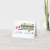 Cartes de note de déchets de remorque