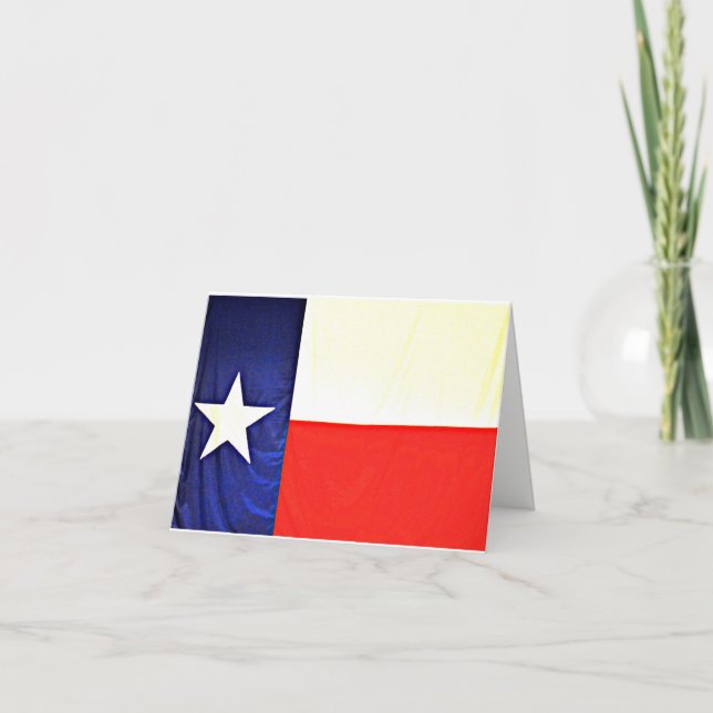 Cartes de note de drapeau du Texas (Devant)