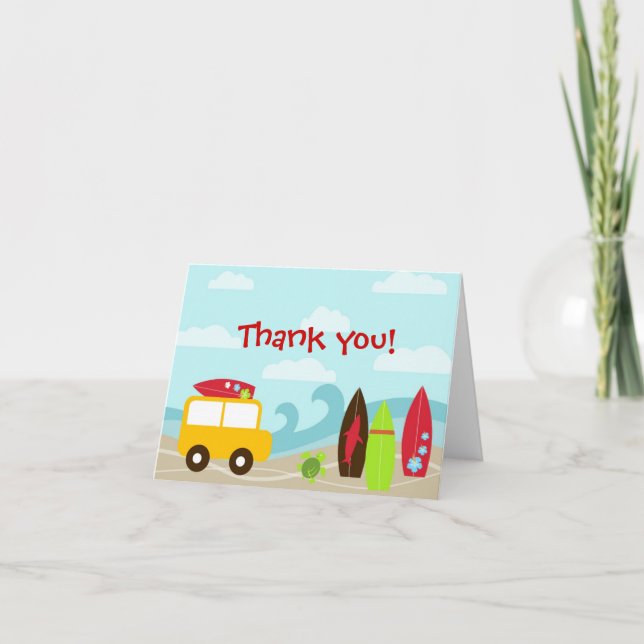 Cartes de note de Merci de fête d'anniversaire de (Devant)