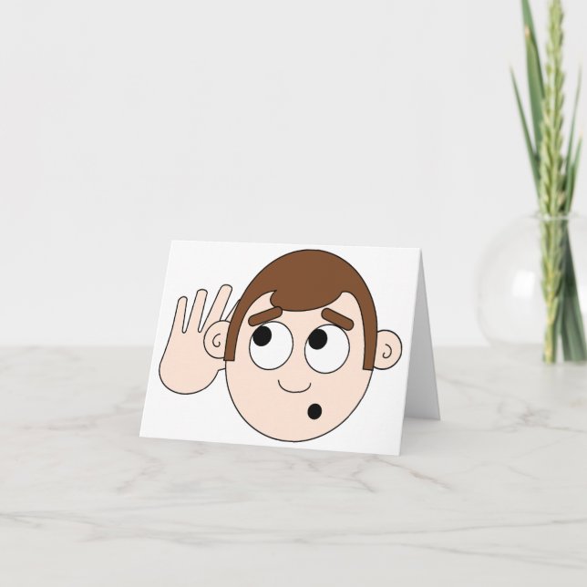 Cartes de note d'écoute (Devant)