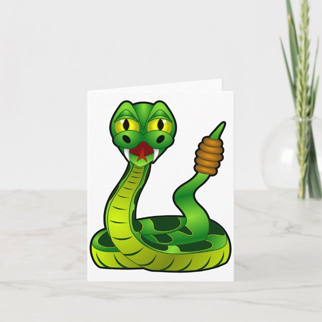 Cartes de note Green Rattlesnake (Créateur téléchargé)