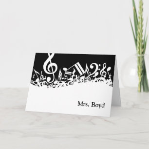 Cartes De Note Personnalisables De L'ENSEIGNANT MU