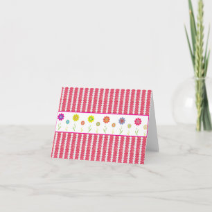 Cartes de note roses mignonnes de concepteur