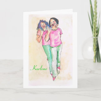 Cartes de note Sororité personnalisées