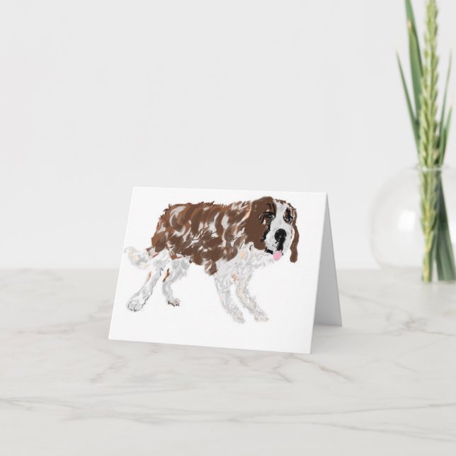 Cartes de notes adorable chien (Devant)