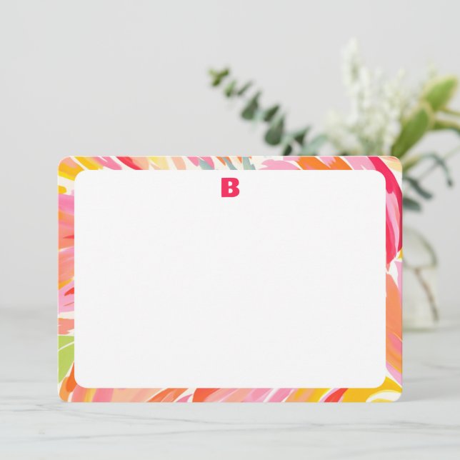 Cartes de notes aux frontières Abstraites lumineus (Debout devant)