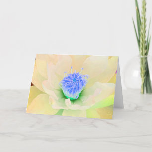 Cartes de notes avec Fleur Jaune