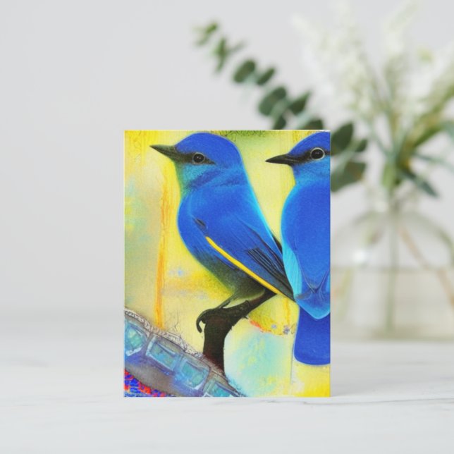 Cartes de notes Bluebird of Happiness (Debout devant)