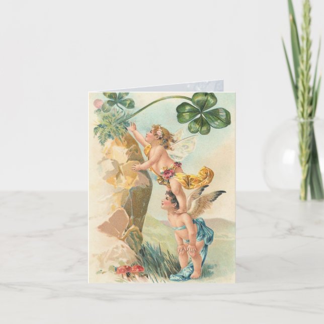 Cartes de notes Cherub victorienne (Devant)