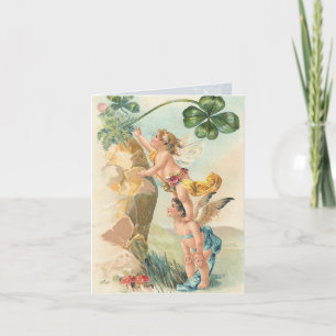 Cartes de notes Cherub victorienne