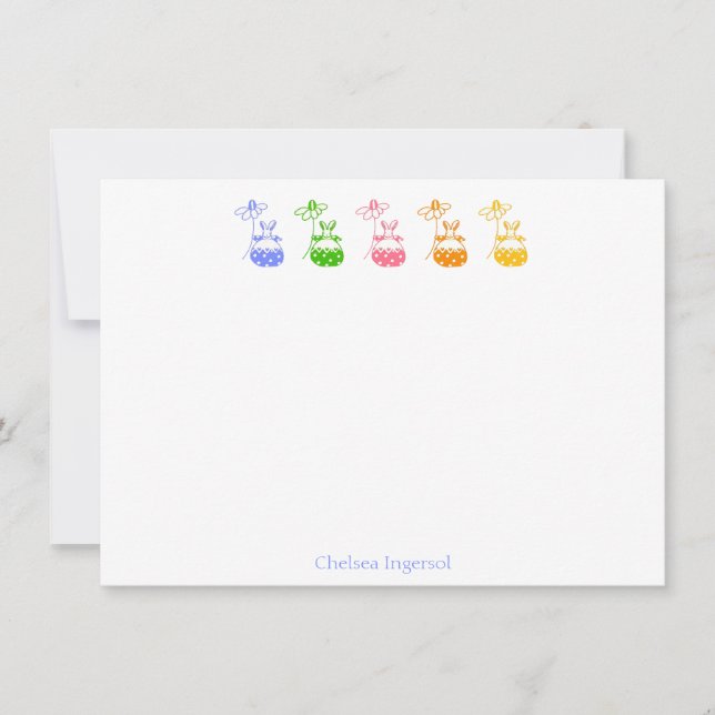 Cartes de notes Daisy Bunny (Devant)