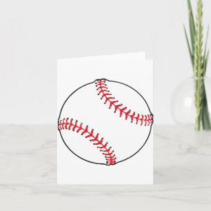 Cartes de notes de balle de baseball