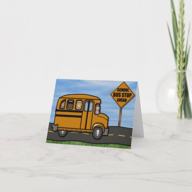 Cartes de notes de bus scolaires par MagsGraphics (Devant)