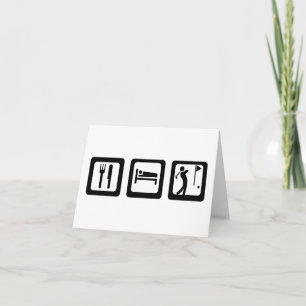 Cartes de notes de golf de Sleep