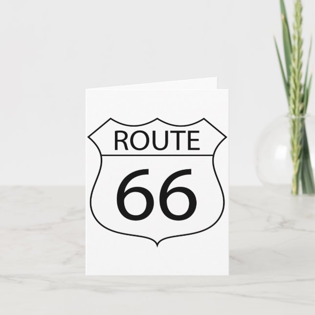 Cartes de notes de la route 66 (Devant)