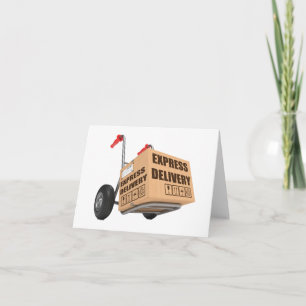 Cartes de notes de livraison express