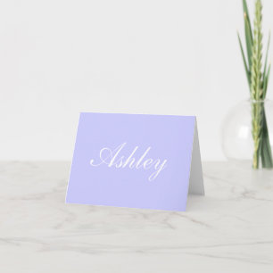 Cartes de notes de nom personnalisé