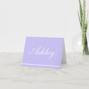 Cartes de notes de nom personnalisé