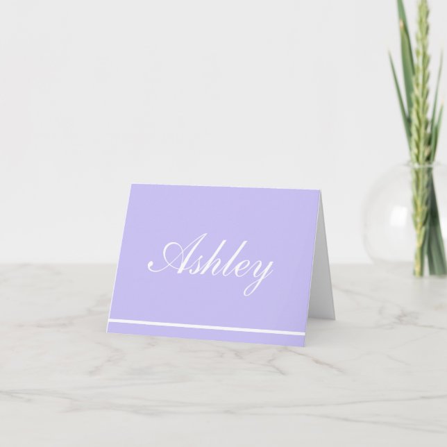Cartes de notes de nom personnalisé (Devant)