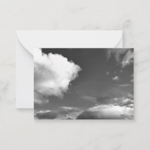 Cartes de notes de photographie extérieure de ciel
