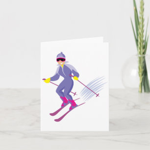 Cartes de notes de ski