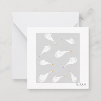Cartes de notes d'oie