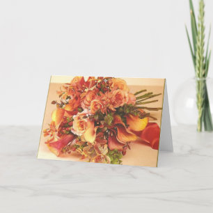 Cartes de notes du Bouquet de couleurs d'automne
