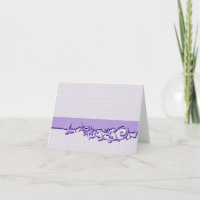 Cartes de notes du concepteur pourpre
