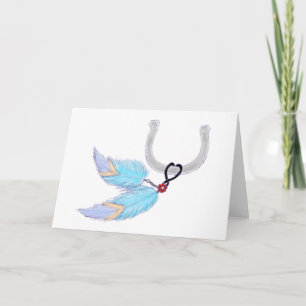 Cartes de notes en fer à cheval