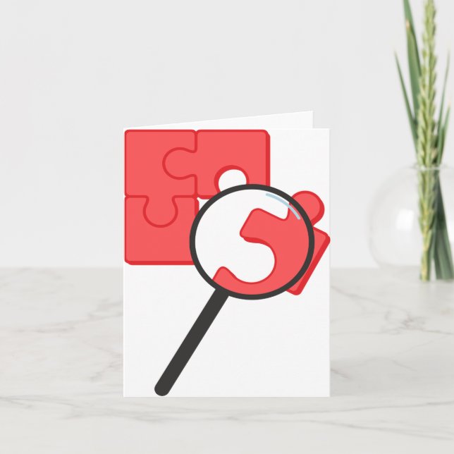 Cartes de notes en pièces de puzzle (Devant)