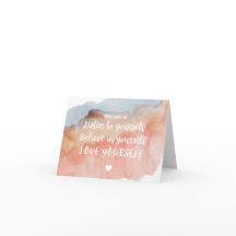 Cartes de notes encourageantes et positives pour l