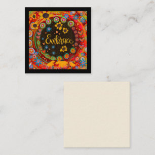 Cartes de notes florales amusantes