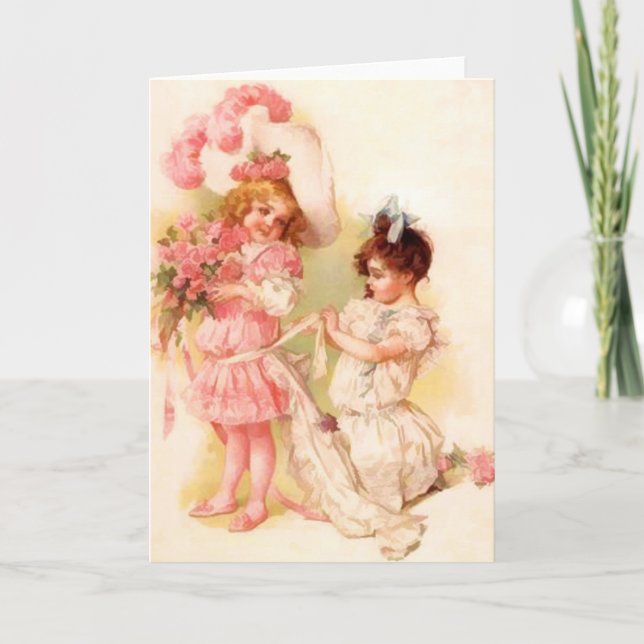 Cartes de notes Flower Girl (Devant)