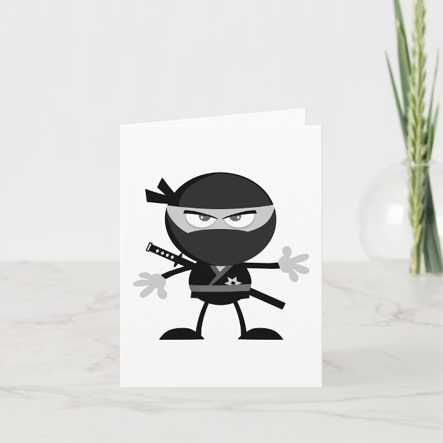 Cartes de notes guerrières Ninja en colère (Créateur téléchargé)