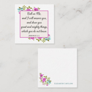 Cartes de notes Inspirationnelles Générique Vierge