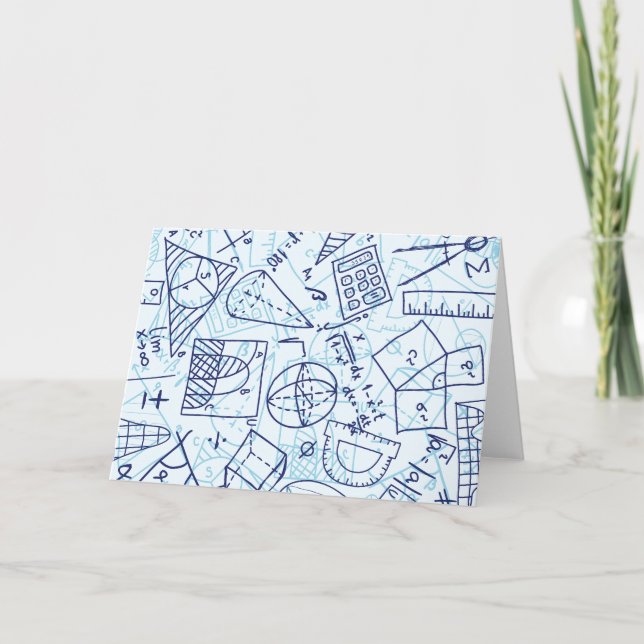 Cartes de notes mathématiques (Devant)