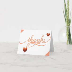 Cartes de notes Merci
