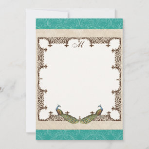 Cartes de notes Merci - Peacock et Etchat Vintage