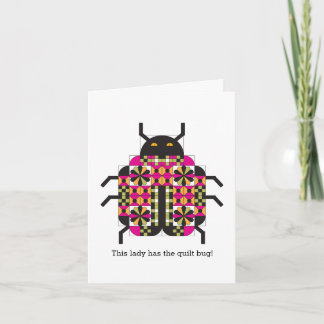 Cartes de notes Motif de la courtepointe Ladybug m