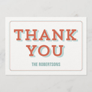 Cartes de notes papier à feutre personnalisées rét