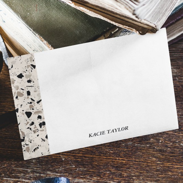 Cartes de notes personnalisées Beige moderne (Créateur téléchargé)