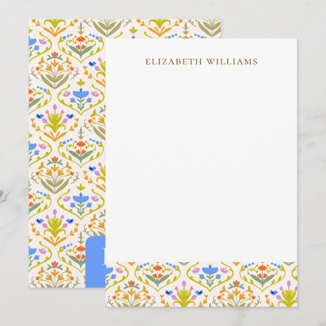 Cartes de notes personnalisées de jardin botanique (Devant / Derrière)