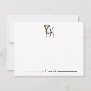 Cartes de notes personnalisées Jack Russell Terrie