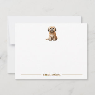 Cartes De Notes Personnalisées Lhasa Apso