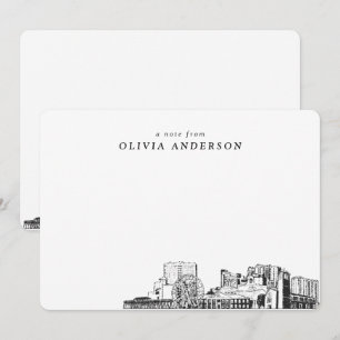 Cartes de notes personnalisées Myrtle Beach Sketch