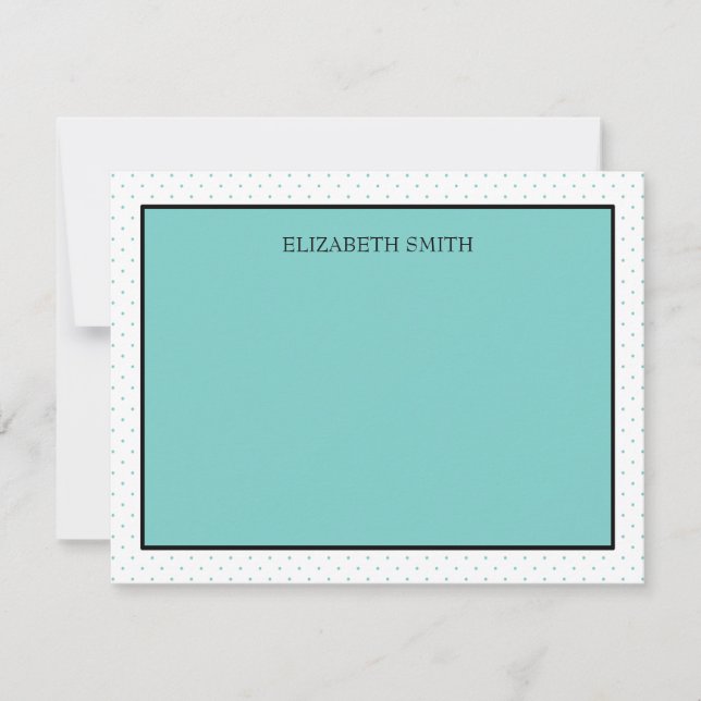 Cartes de notes personnalisées | Points Tiffany (Devant)