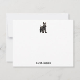 Cartes de notes personnalisées Scottish Terrier
