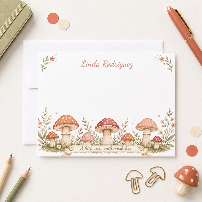 Cartes de notes personnalisées sur les champignons (Créateur téléchargé)