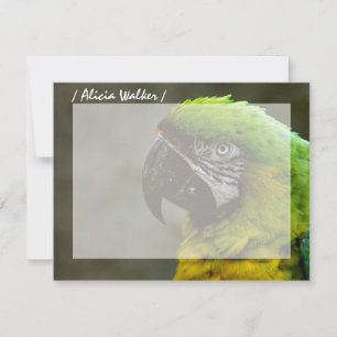 Cartes de notes plats personnalisées avec photo de