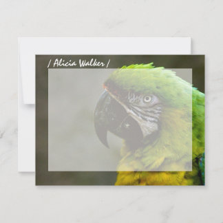 Cartes de notes plats personnalisées avec photo de
